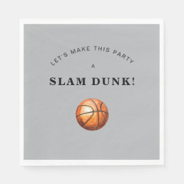 Servilleta De Papel Basketball Party Napkins