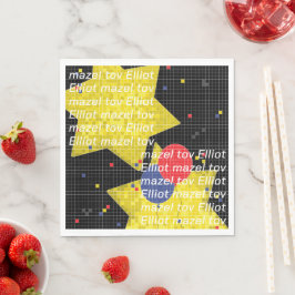 Servilleta De Papel Bat Bar Mitzvah Juego En Las Toallas
