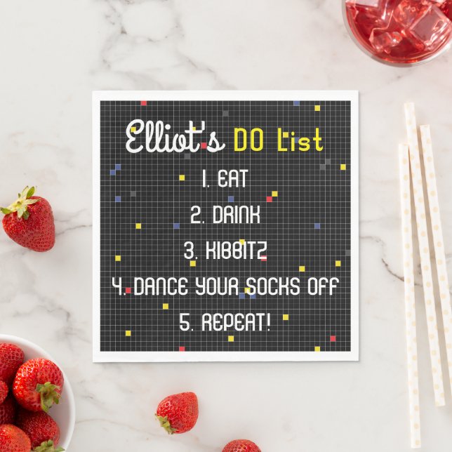 Servilleta De Papel Bat Bar Mitzvah Juego On (In situ)