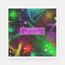 Bat/Bar Mitzvah Neon Paint Splatt
