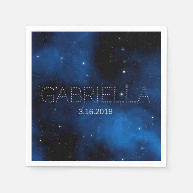 Servilleta De Papel Bat Mitzvah Napkins (Anverso)