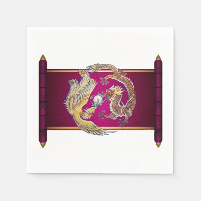 Servilleta De Papel Batalla mística (Anverso)