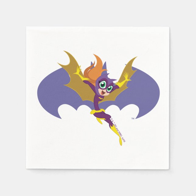 Servilleta De Papel Batgirl de Super Hero del DC (Anverso)