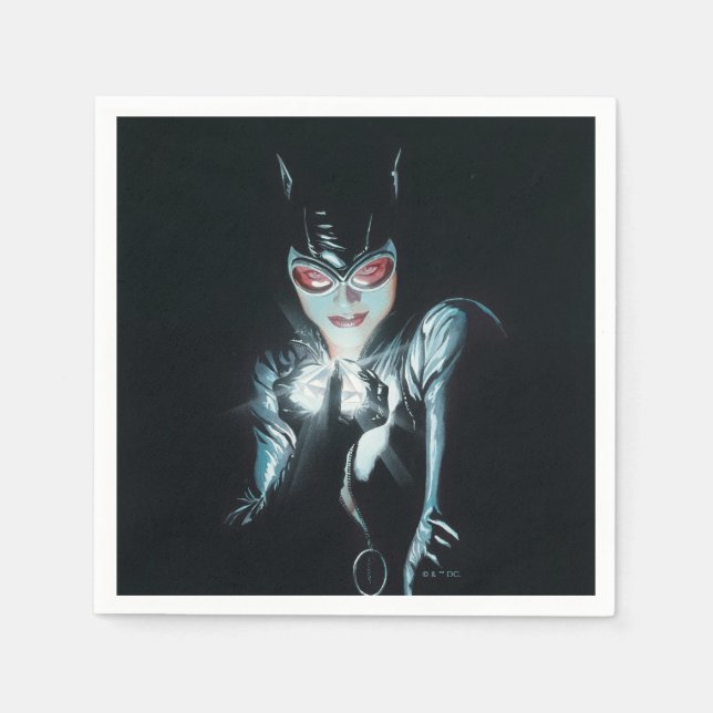 Servilleta De Papel Batman Catwoman Faces of Evil Cover Illustration (Anverso)