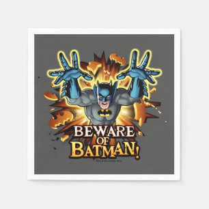 Servilleta De Papel Batman   Cuidado con Batman