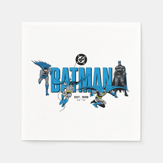 Servilleta De Papel Batman Legends Forever Graphic (Anverso)