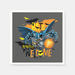 Servilleta De Papel Batman Logo inspirado en Halloween
