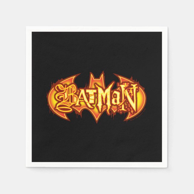 Servilleta De Papel Batman | Logotipo estacional Naranja (Anverso)