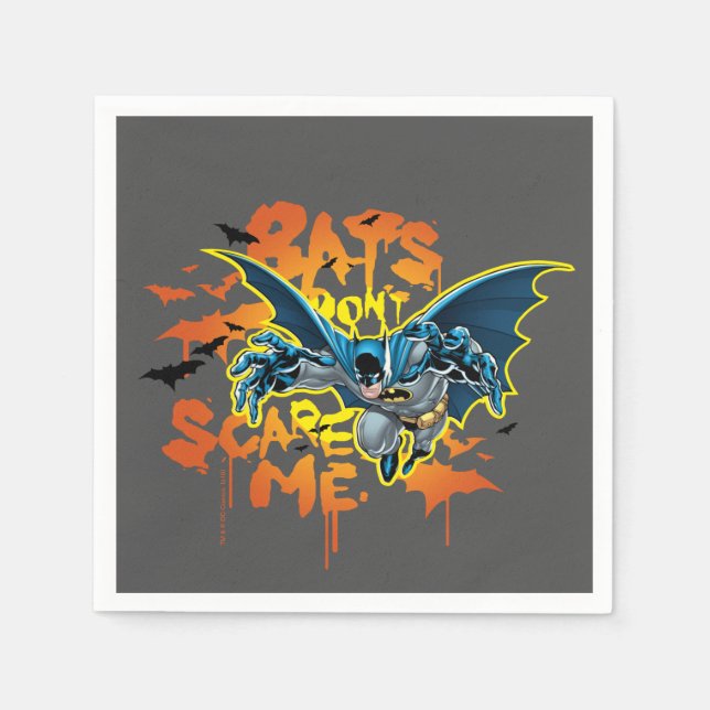 Servilleta De Papel Batman | Los murciélagos no me asustan (Anverso)