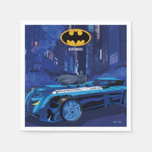 Servilleta De Papel Batman Patrulla Nocturna en la Ciudad de Gotham