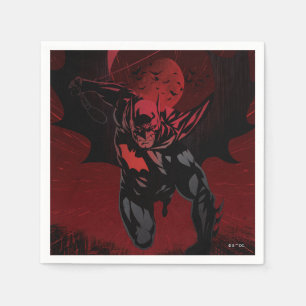 Servilleta De Papel Batman Salto Carmesí
