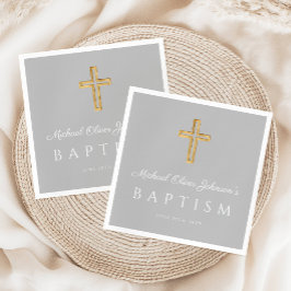 Servilleta De Papel Bautismo religioso moderno