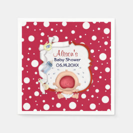 Servilleta De Papel Bawling Funny Napkins De Papel Baby Shower