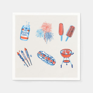 Servilleta De Papel BBQ Napkins