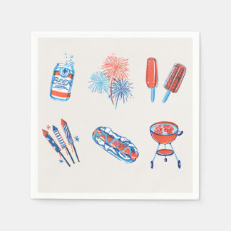 Servilleta De Papel BBQ Napkins