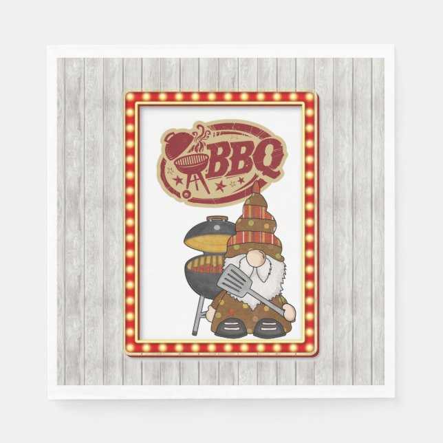 Servilleta De Papel BBQ rusa (Anverso)