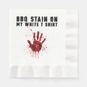 Servilleta De Papel Bbq Stain En Mi Blanco