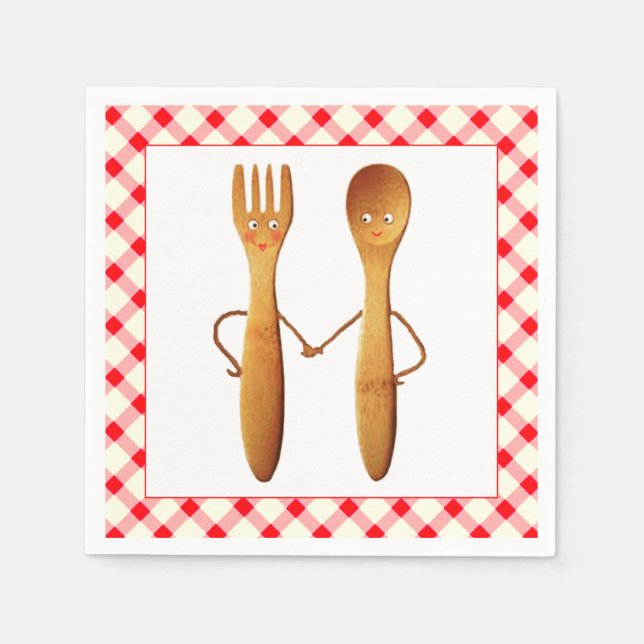 Servilleta De Papel BBQ Wedding Shower (Anverso)