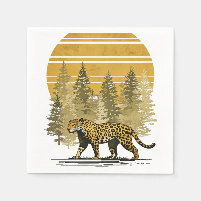Servilleta De Papel Be an Aztec Jaguar (Anverso)