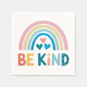 Servilleta De Papel Be Kind Rainbow