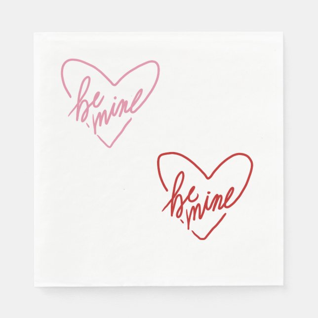 SERVILLETA DE PAPEL BE MINE  (Anverso)