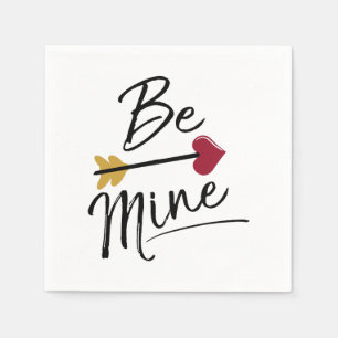 Servilleta De Papel Be mine Cute Valentines