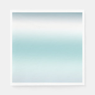 Servilleta De Papel Beach Aqua Blue Ombre