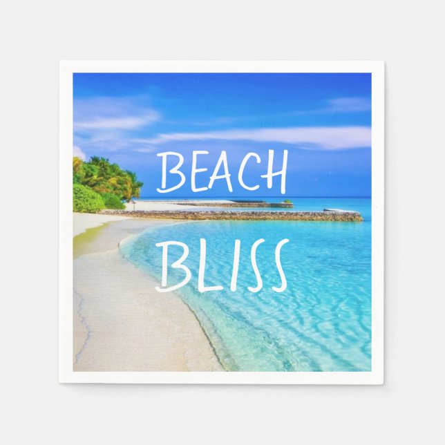 Servilleta De Papel Beach Bliss (Anverso)