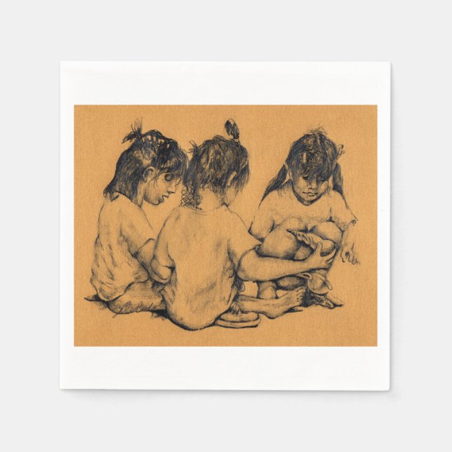 Servilleta De Papel Beach Bunnies (Anverso)