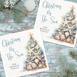 Servilleta De Papel Beach Christmas Party