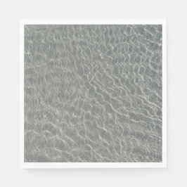 Servilleta De Papel Beach Ocean Water Ripples & Sand
