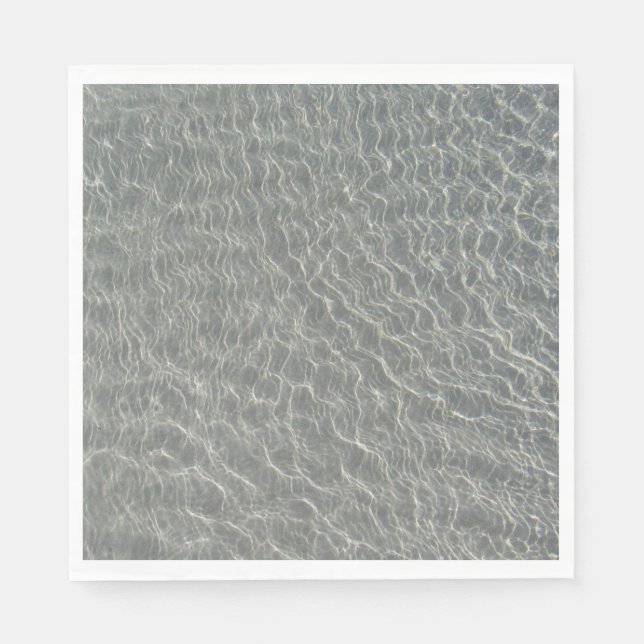 Servilleta De Papel Beach Ocean Water Ripples & Sand (Anverso)