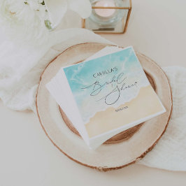 Servilleta De Papel Beach Summer Ocean Bridal Shower