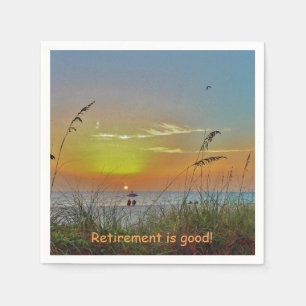 Servilleta De Papel Beach Sunset