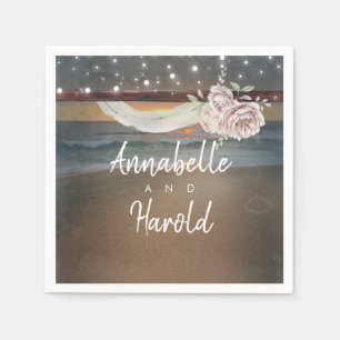 Servilleta De Papel Beach Sunset