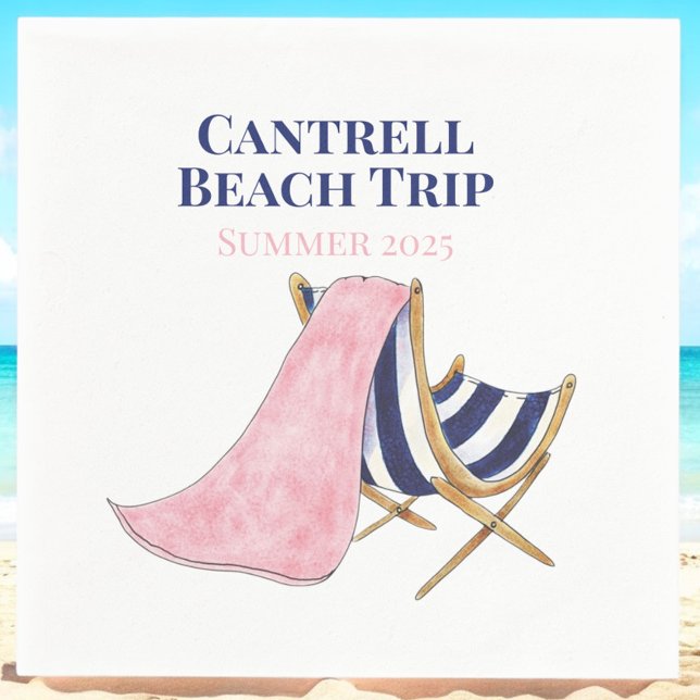 Servilleta De Papel Beach Trip Beach Chair Reunion (Subido por el creador)