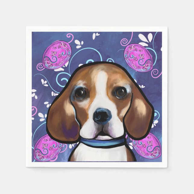 Servilleta De Papel Beagle                (Anverso)