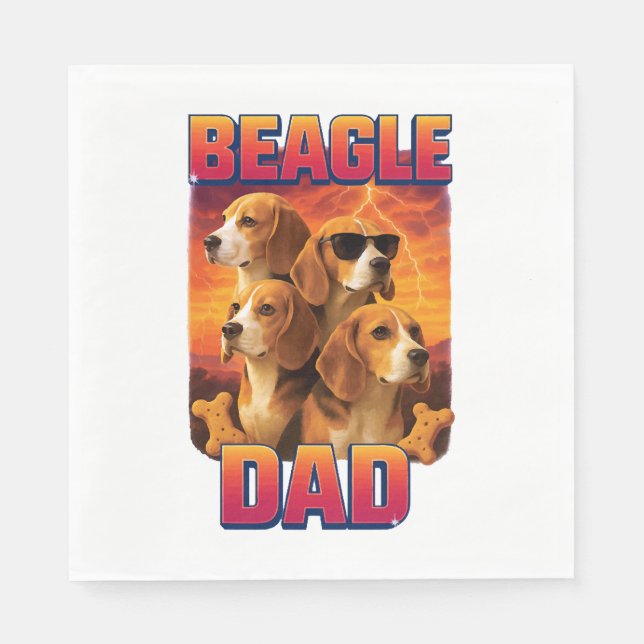 Servilleta De Papel Beagle (Anverso)