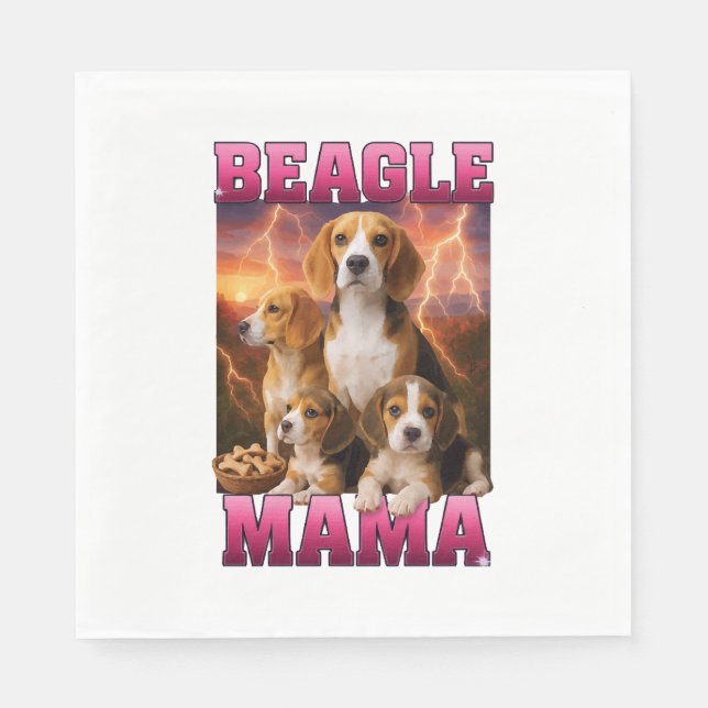 Servilleta De Papel Beagle  (Anverso)