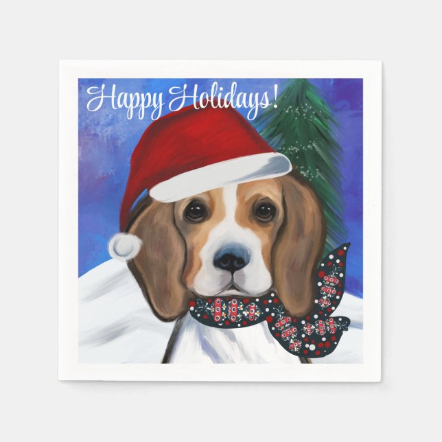 Servilleta De Papel Beagle (Anverso)