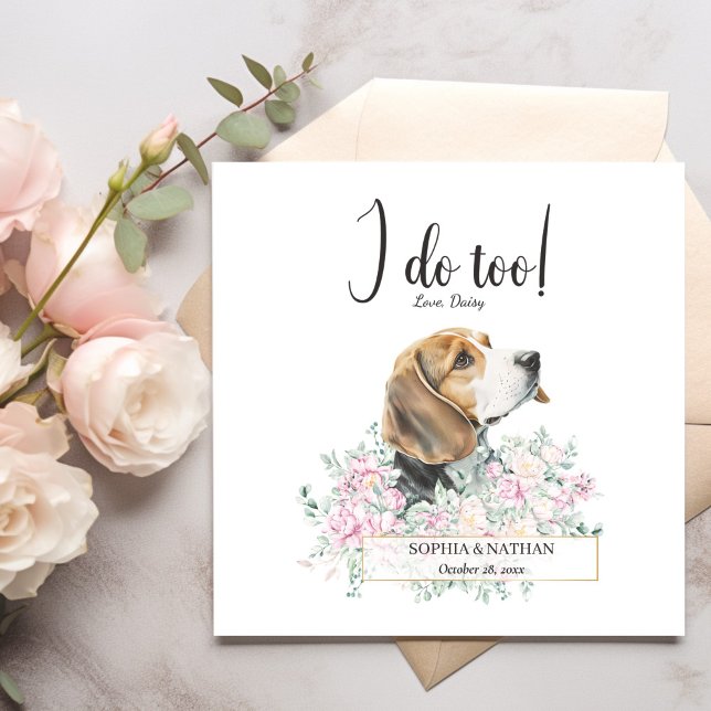 Servilleta De Papel Beagle Dog Boda Cocktail Napkins (Subido por el creador)