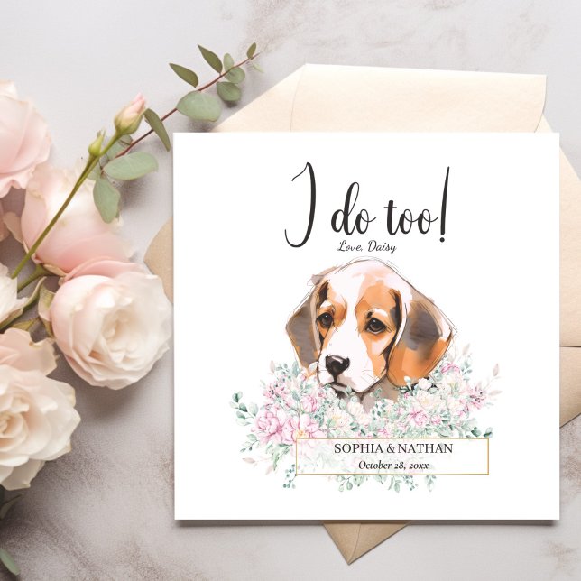 Servilleta De Papel Beagle Dog Boda Cocktail Napkins (Subido por el creador)