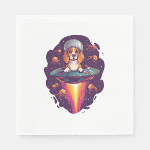 Servilleta De Papel Beagle - Encuentro Intergaláctico de Perros