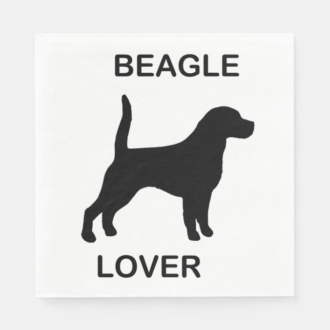 Servilleta De Papel Beagle lover (Anverso)