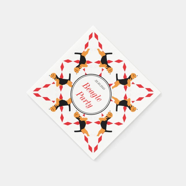 Servilleta De Papel Beagle Napkins (Borde)