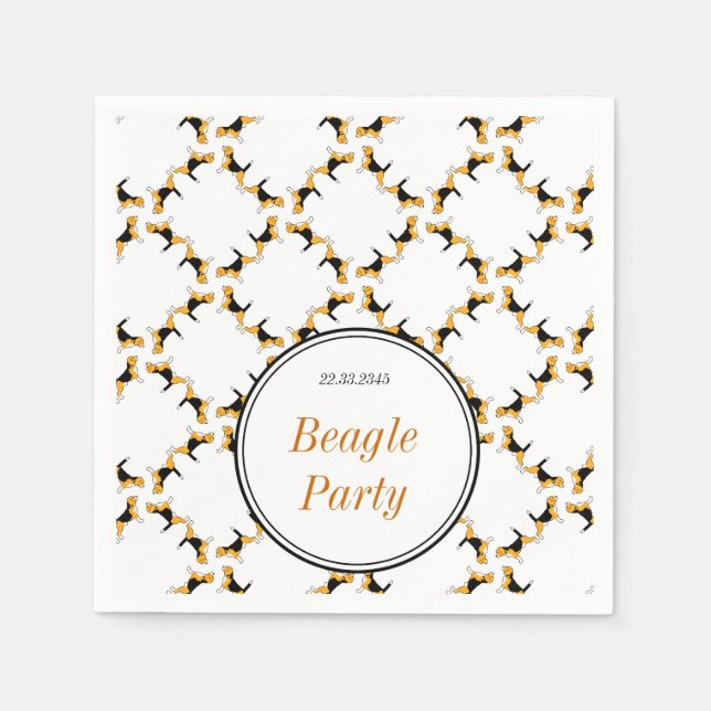 Servilleta De Papel Beagle Napkins (Anverso)