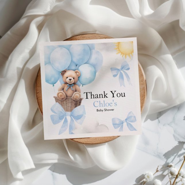 Servilleta De Papel Bear Baby Shower (Subido por el creador)
