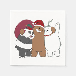 Servilleta De Papel Bear Bears - Saludos de la temporada