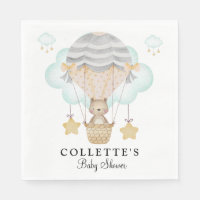 Bear Hot Air Balloon Baby Shower