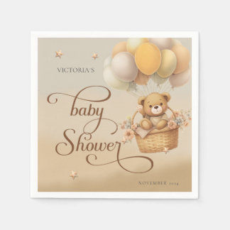 Servilleta De Papel Bear wait baby ducha Papel